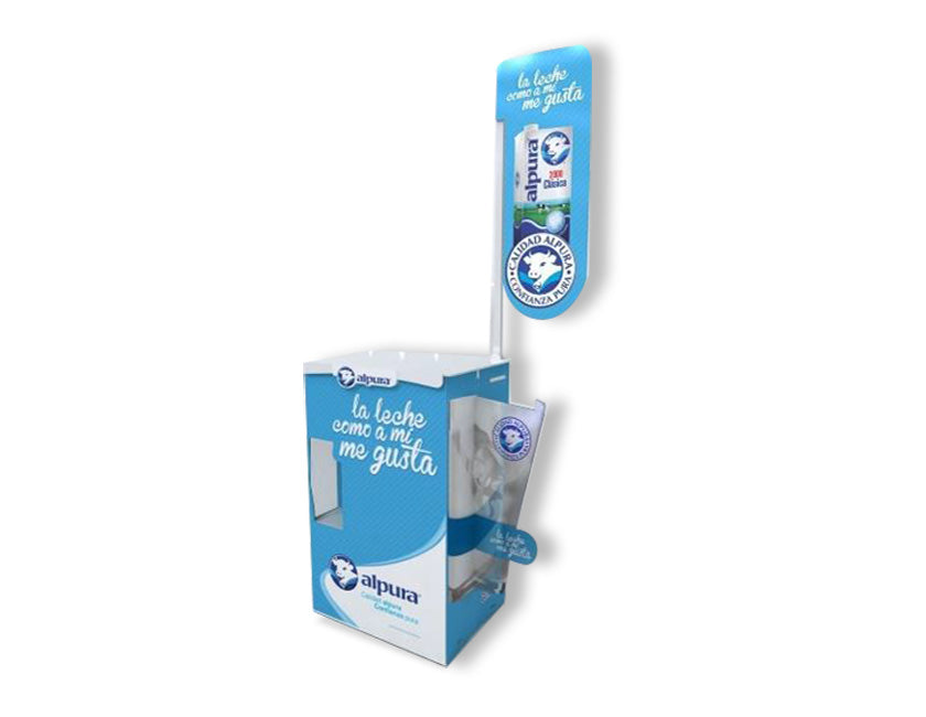 Material POP - Algarín Digital - mesa de promocion, mesas de promocion, mesa de degustación, mesas para degustacion